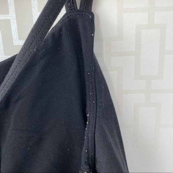 Karma brand Double Spaghetti Strap Tank Top-black - Picture 6 of 6